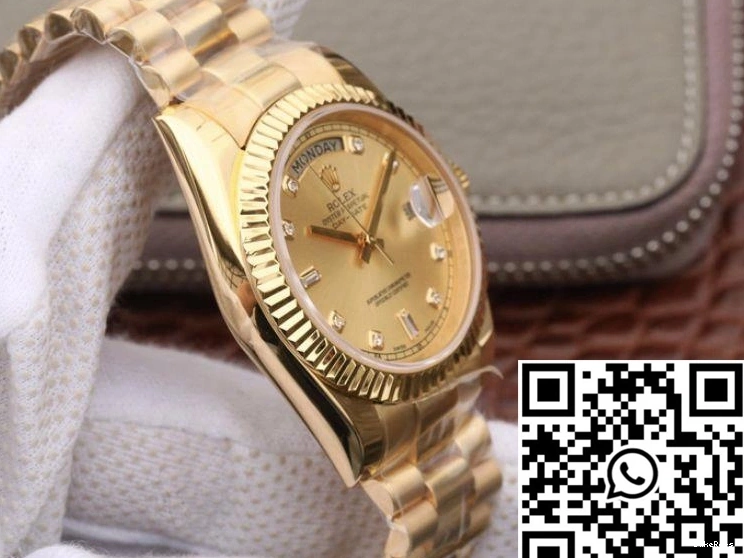 18K Dial EW Factory Gold 40MM II Rolex Yellow Day-Date 218238 1029